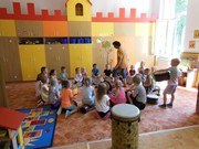 Příběh o bubnu - bubnování ve školce